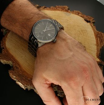 Zegarek męski na bransolecie Szafirowe Szkło BSMF59 GRAFITOWY. Szwajcarska marka Bisset prezentuję wysoką różnorodność i bogactwo zegarków. Bisset wyróżnia się wysoką jakością wykonania i dzięki dopracowanym mechanizmom (1).jpg
